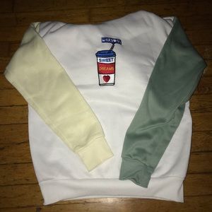 Multi colored hoodie